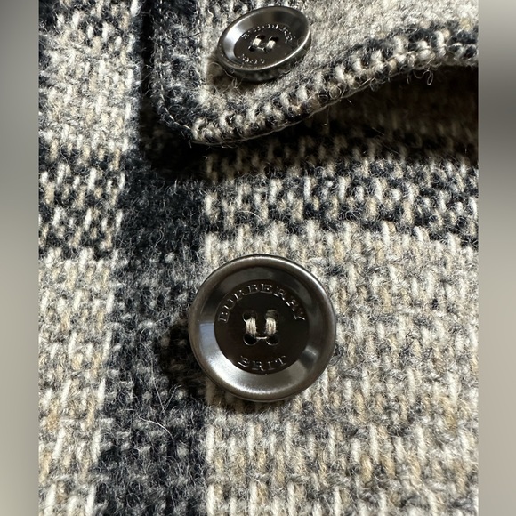 Burberry wool check coat - Picture 4 of 7